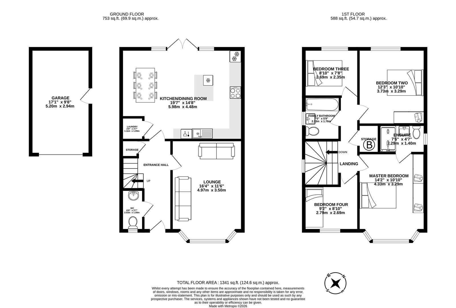 8, Green Hill Drive, Leyland floorplan