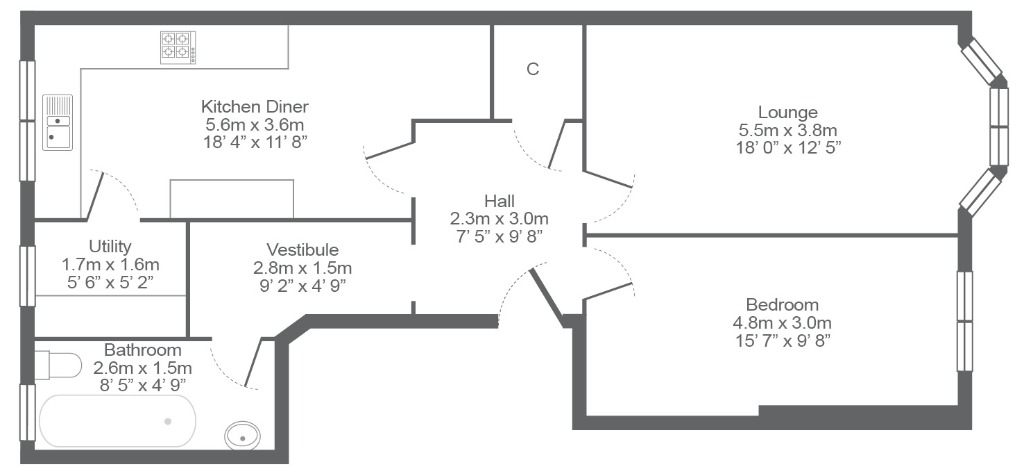 Crow Road, Broomhill, Glasgow, G11 7HS, Glasgow floorplan