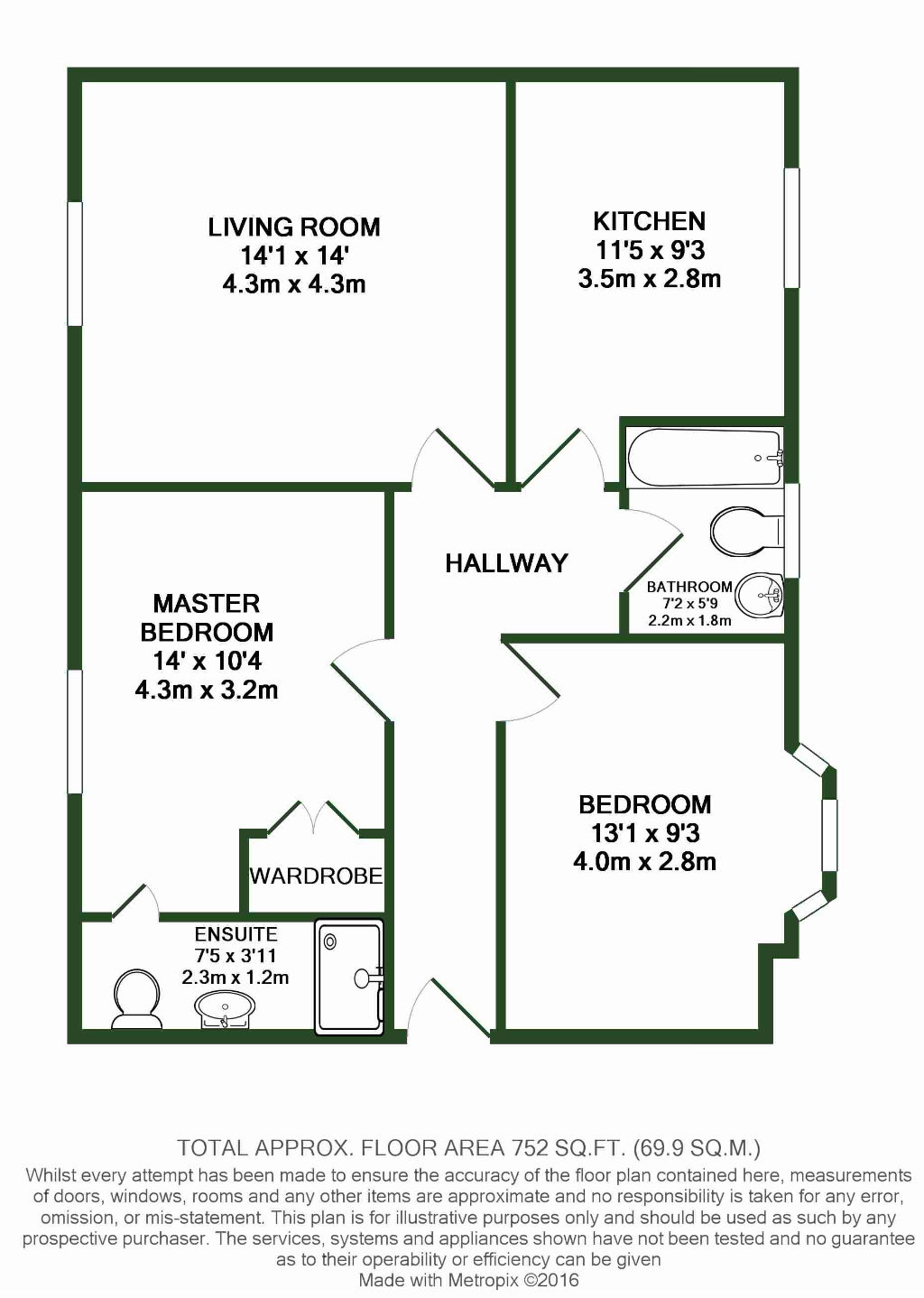 2 Bedrooms Flat to rent in Harrietsham House, Burdock Court, Barming, Maidstone ME16