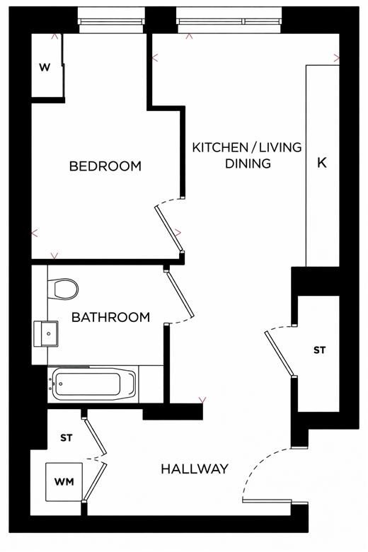 Saunders Park View, Brighton floorplan