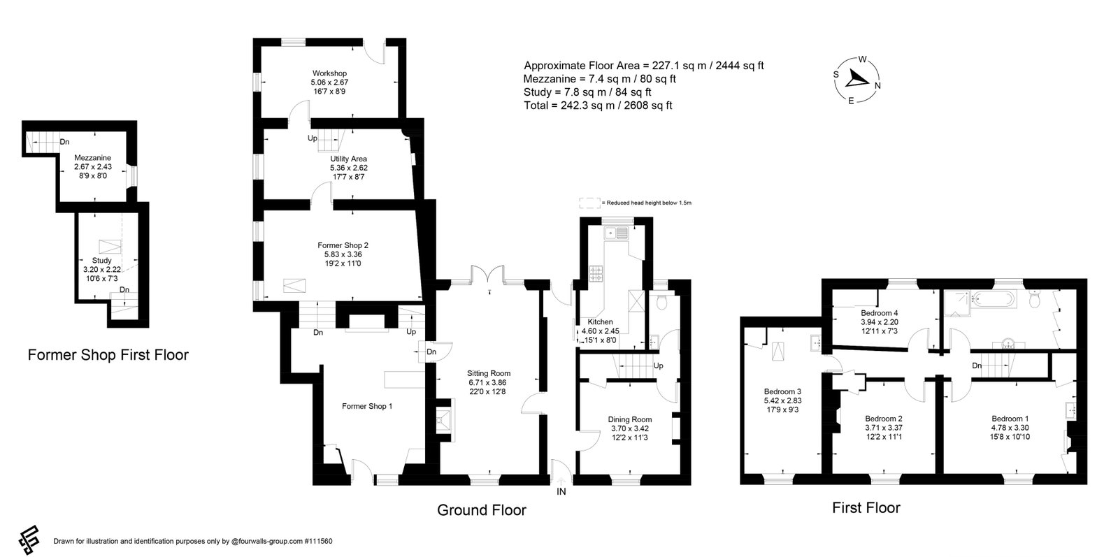 Combe Cottage, Market Place, Chippenham floorplan