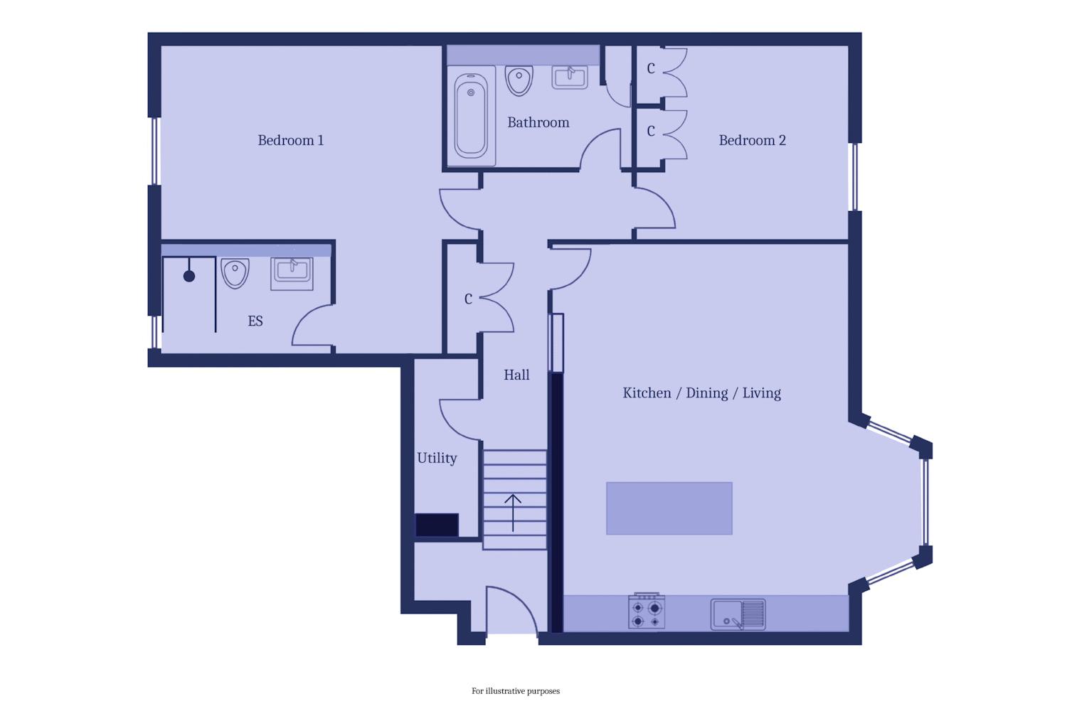Apartment 8, Ashdene Manor, 10, Bridgeman Road, Penarth floorplan