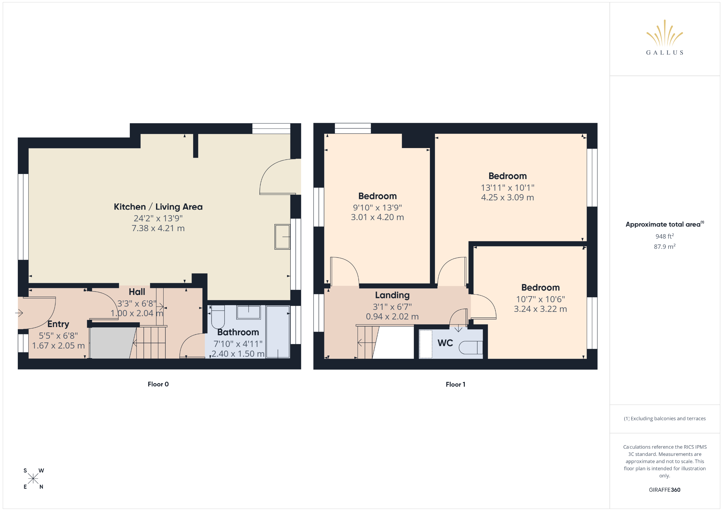 31 Beltrees Crescent, Glasgow floorplan