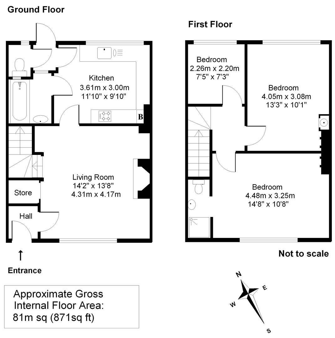 3 Bedrooms Terraced house for sale in River Walk, Walton-On-Thames KT12