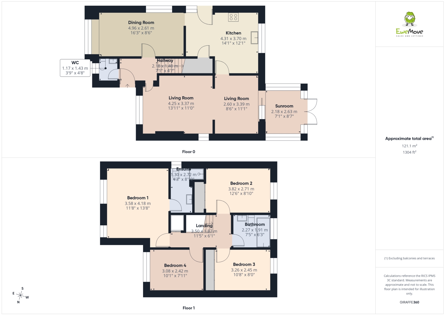 6, Pinders Green Drive, Leeds floorplan