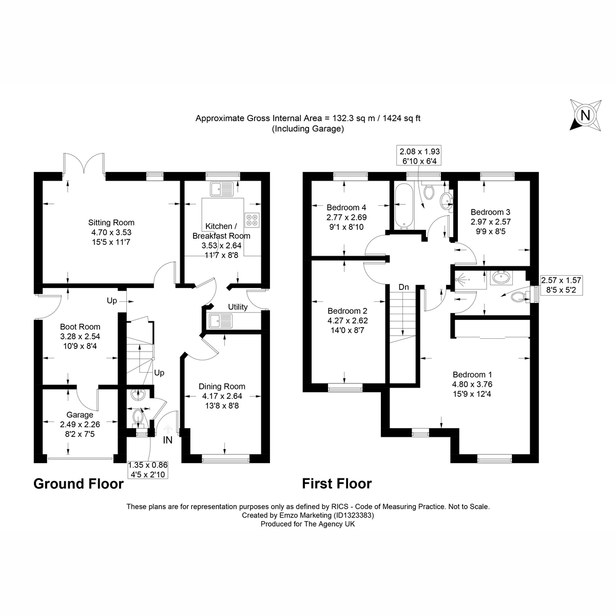 6, Roebuck Avenue, Fareham floorplan