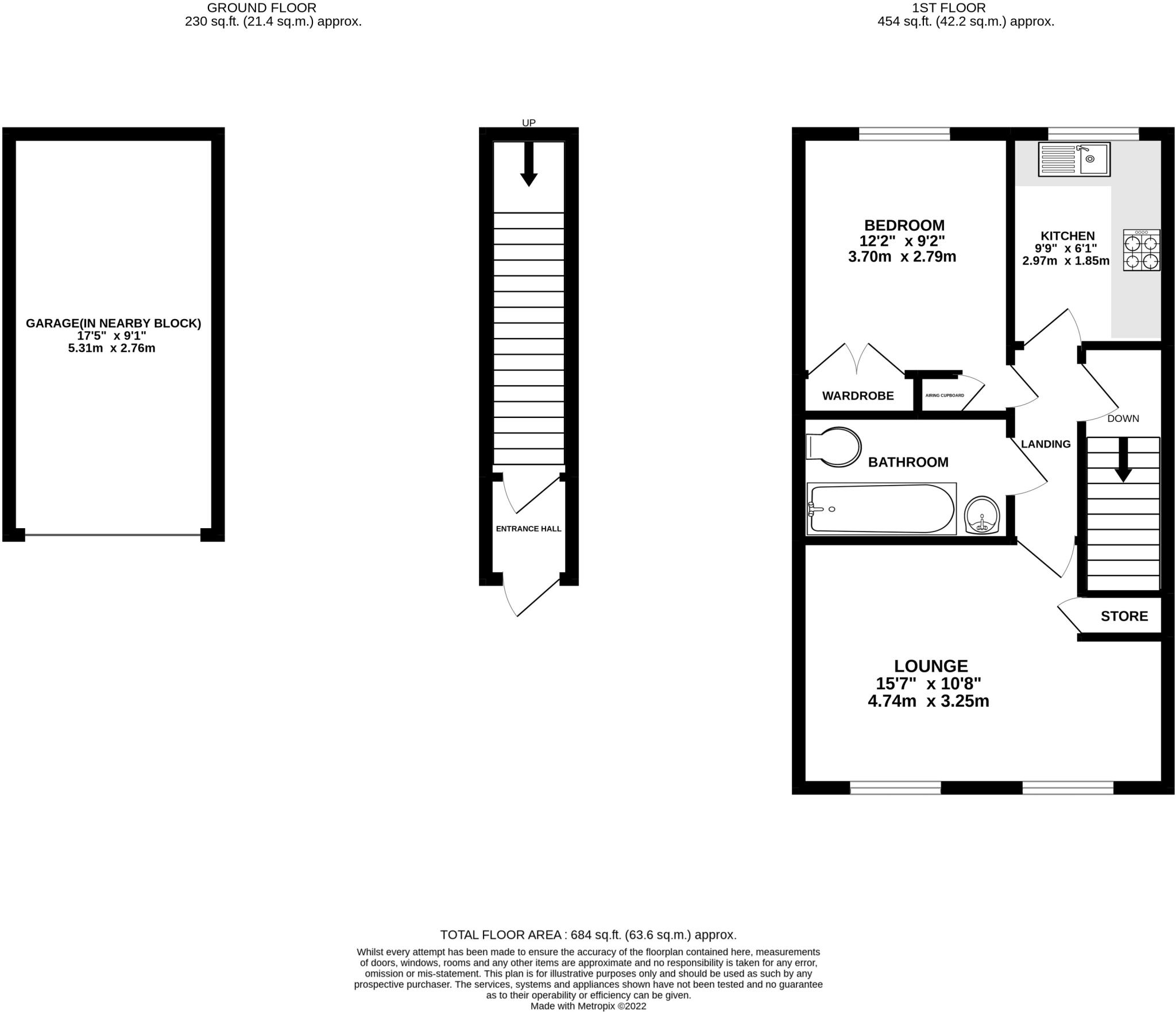 15, Hogarth Close, Basingstoke floorplan