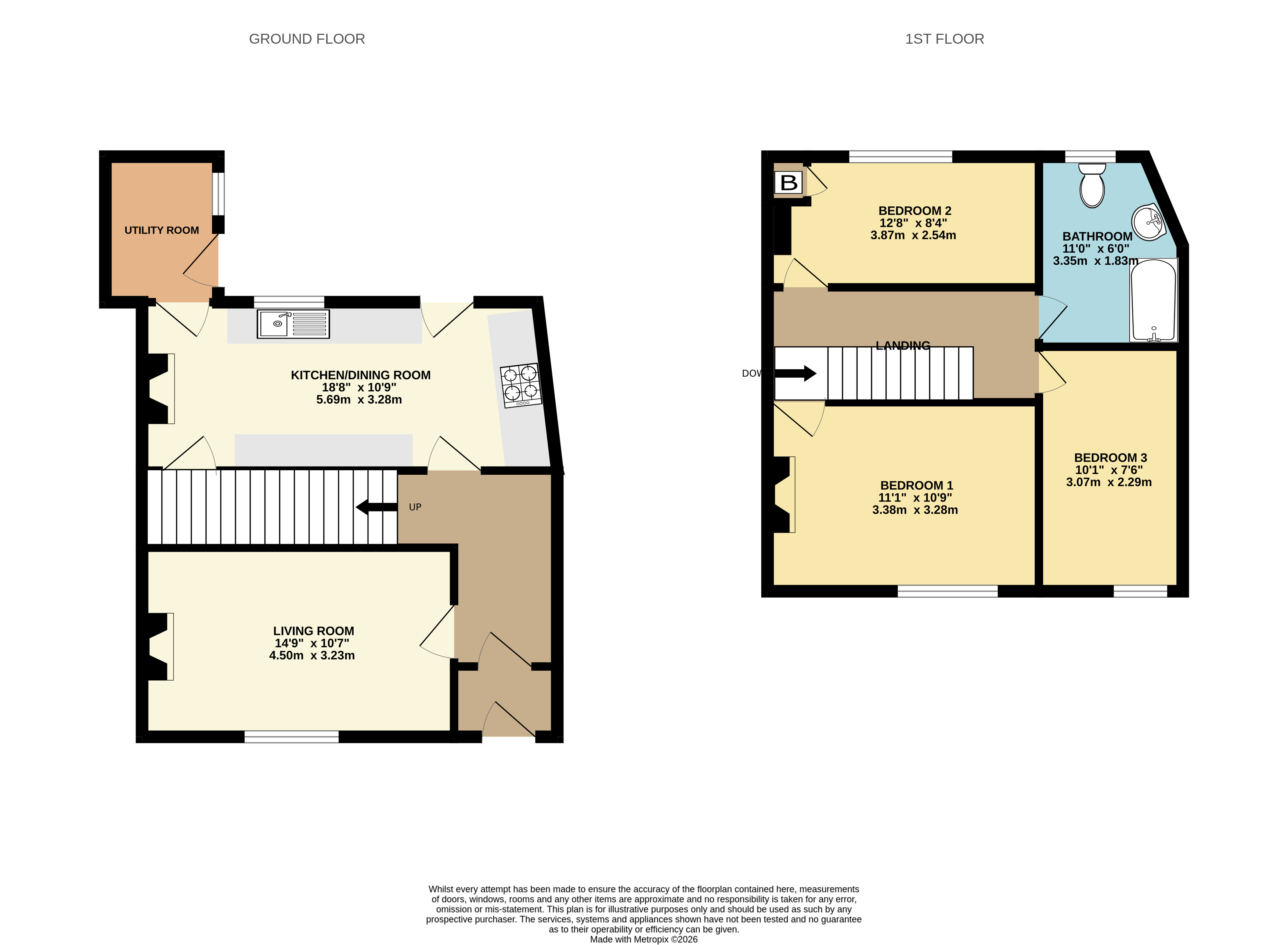 43, East Street, Devon floorplan
