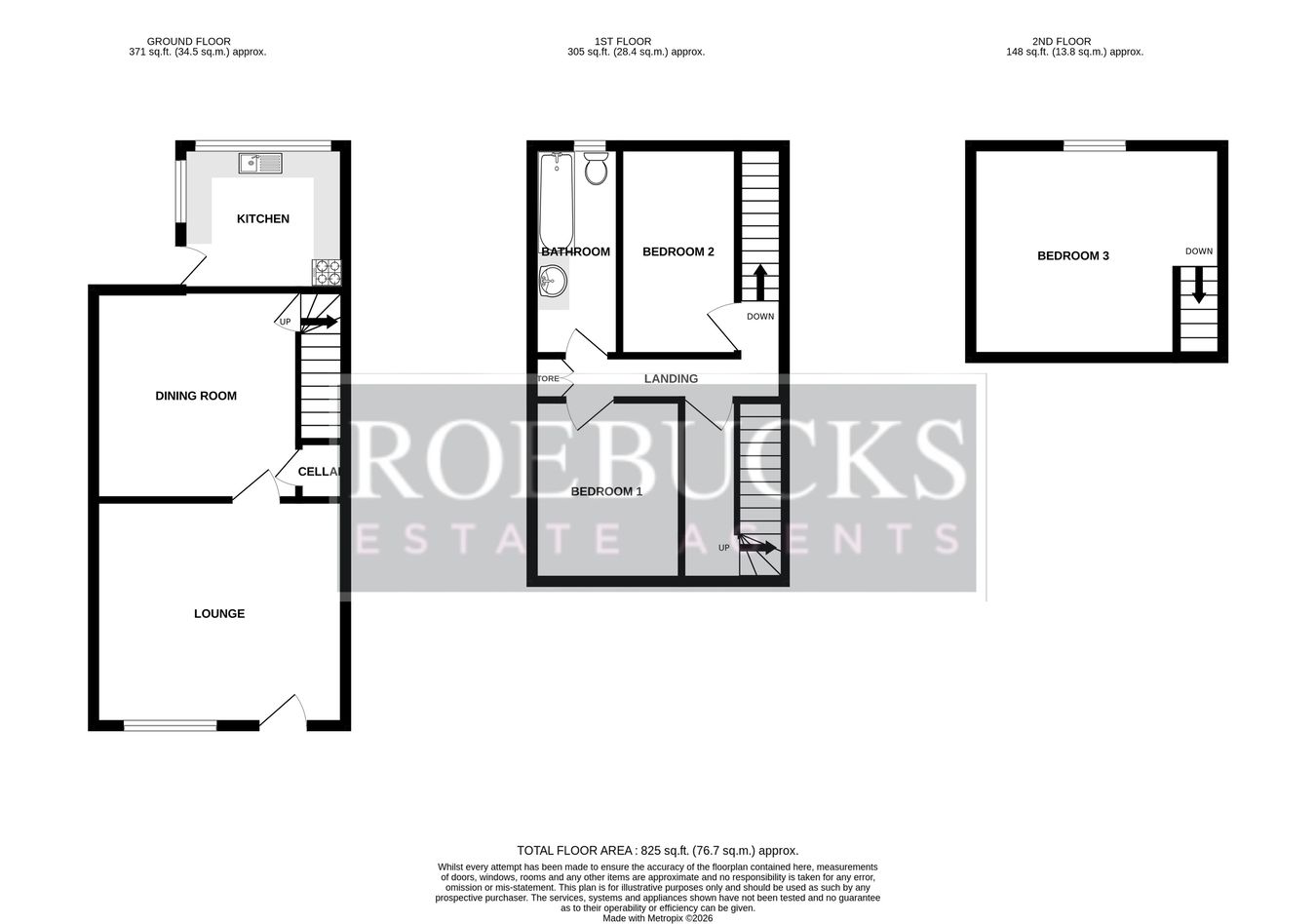227, Pontefract Road, Barnsley floorplan