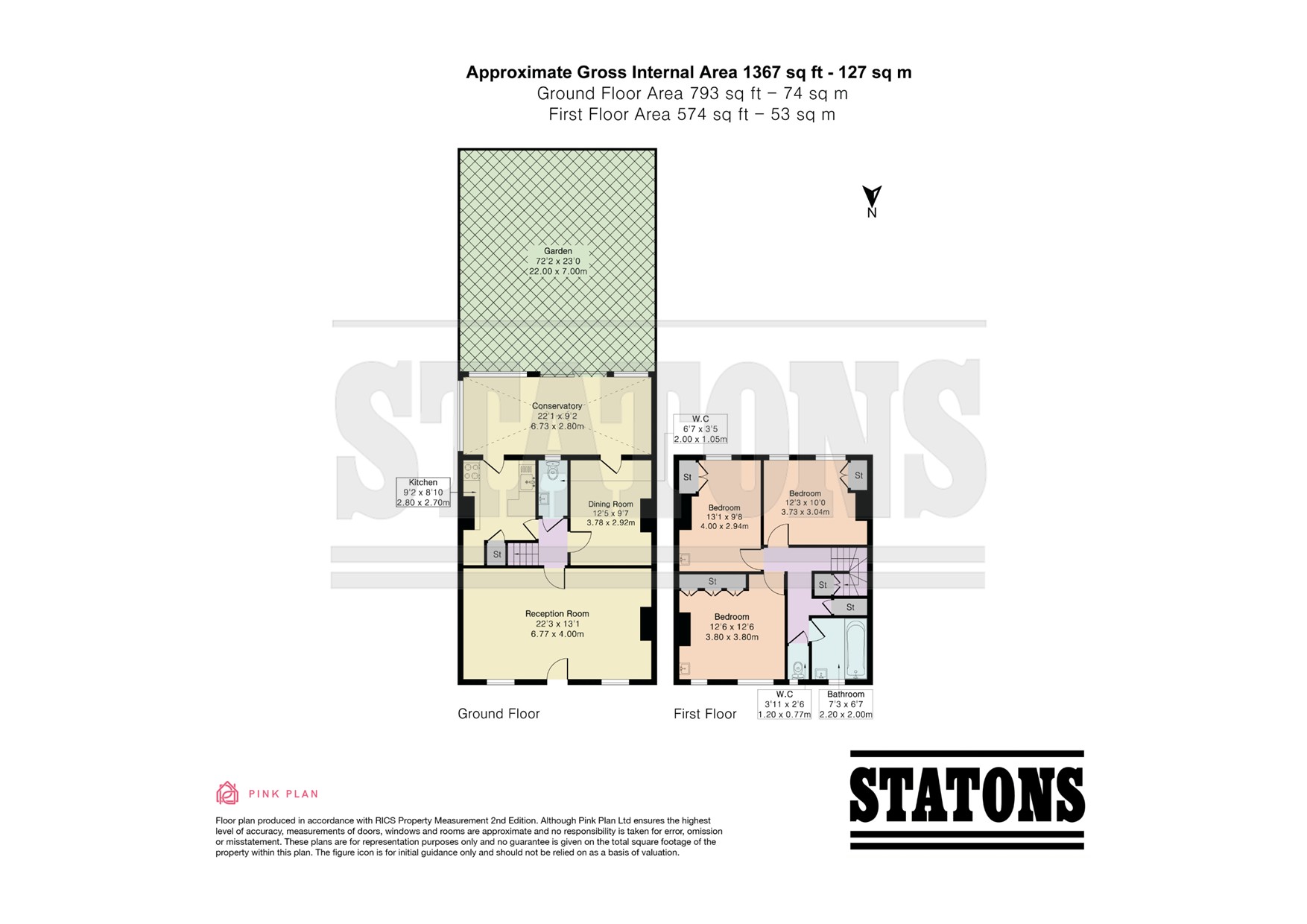 48, Games Road, Cockfosters floorplan