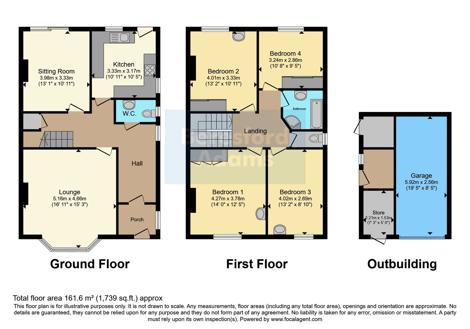 13, Rosebery Avenue, Conwy floorplan