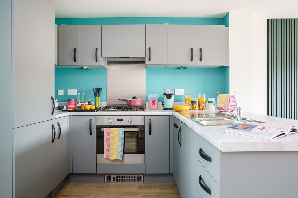 Property 2 of 9. A Bright And Contemporary Kitchen