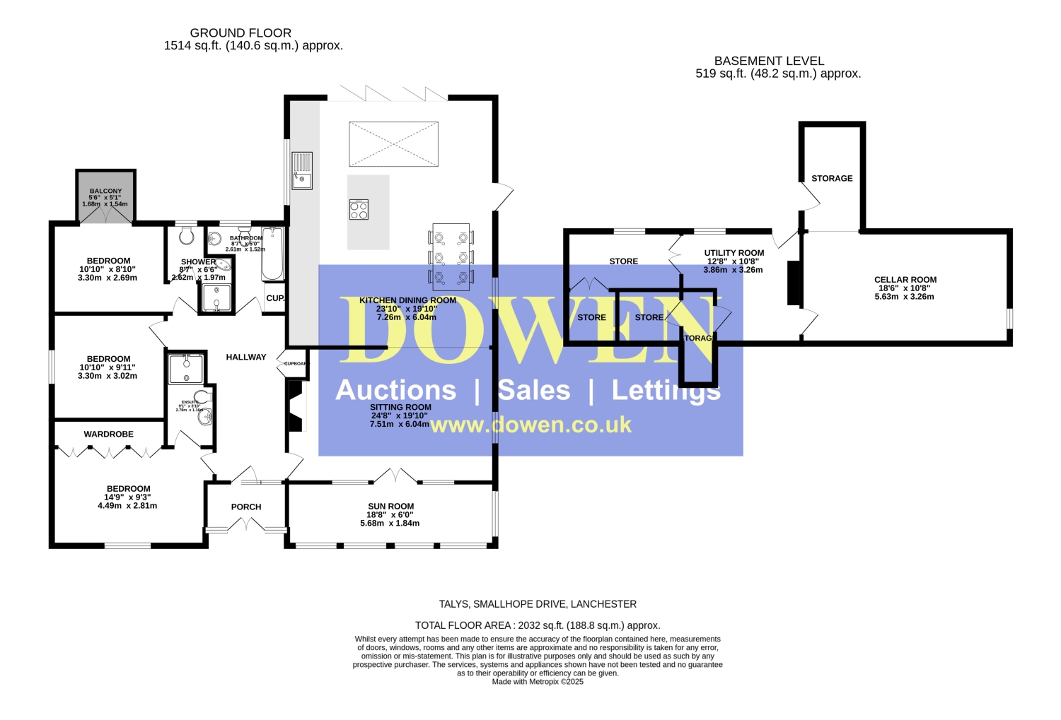 Talys, Smallhope Drive, Durham floorplan