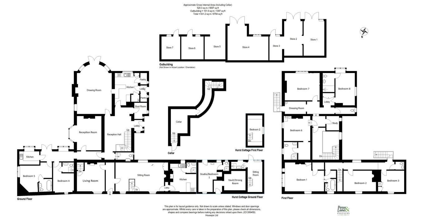 The Hurst, Main Street, Huntingdon floorplan