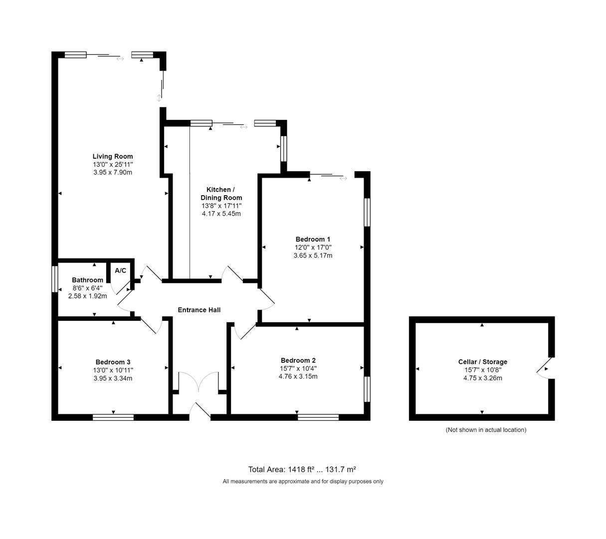 52, Aldershot Road, Fleet floorplan