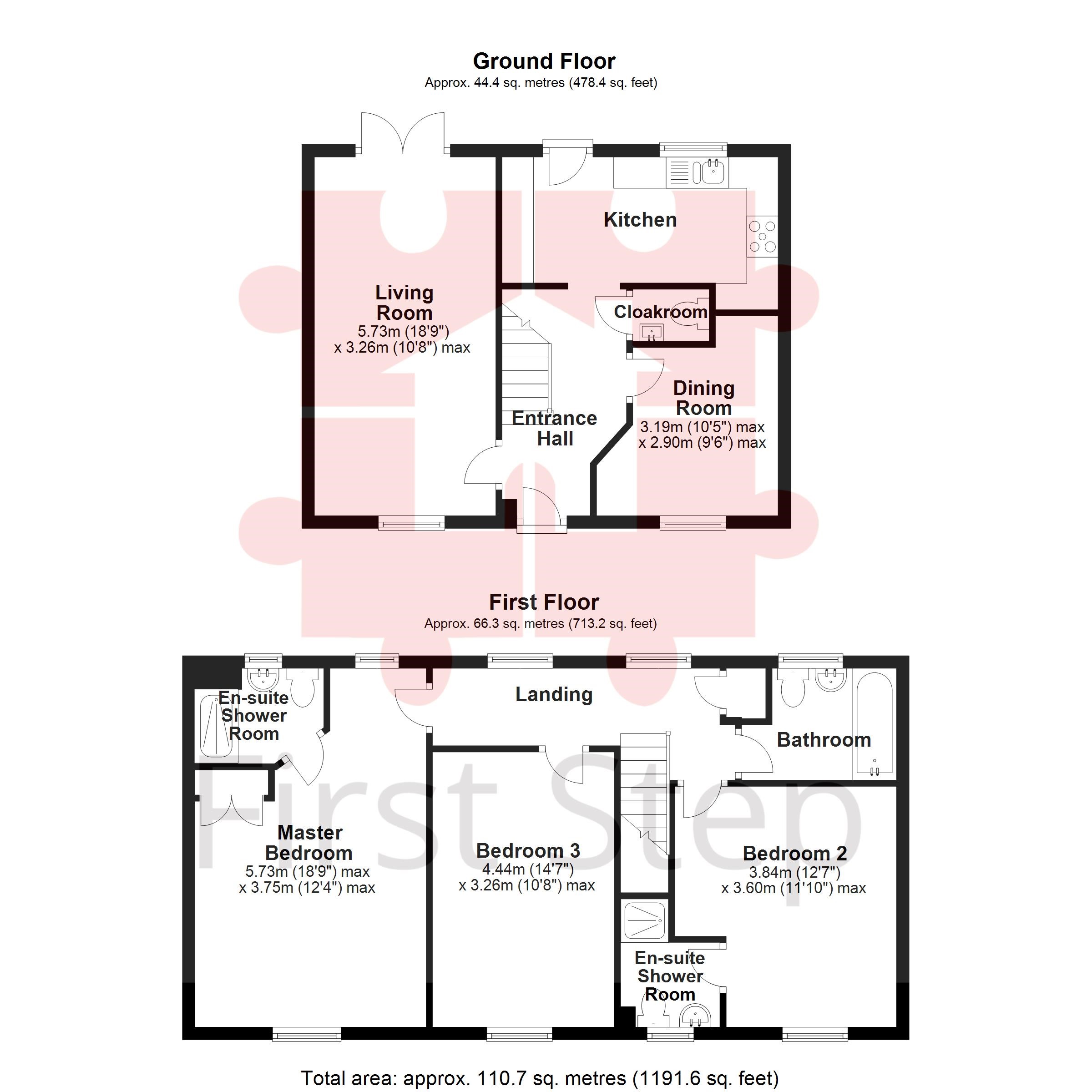 3 Bedrooms Terraced house for sale in Charlotte Avenue, Fairfield, Hitchin SG5