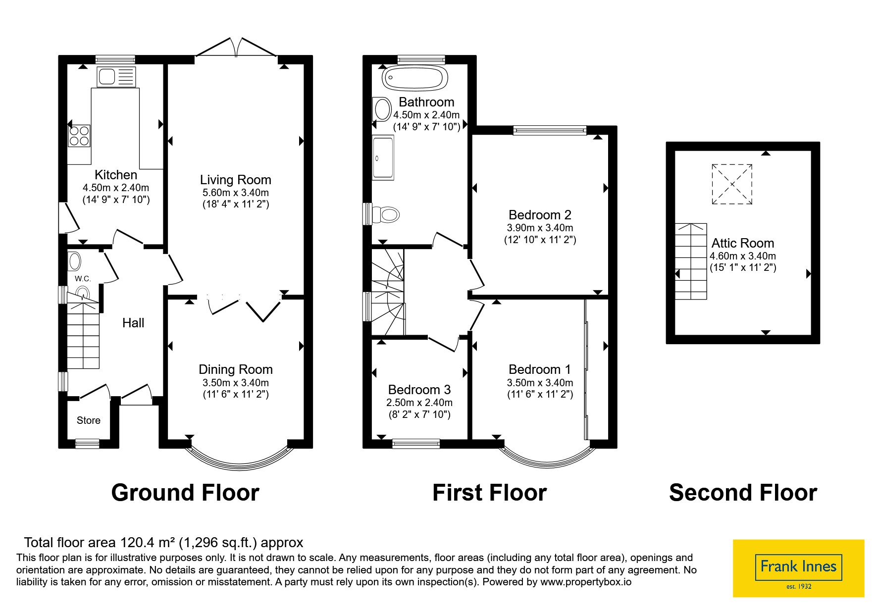 50, Castleton Avenue, Nottingham floorplan