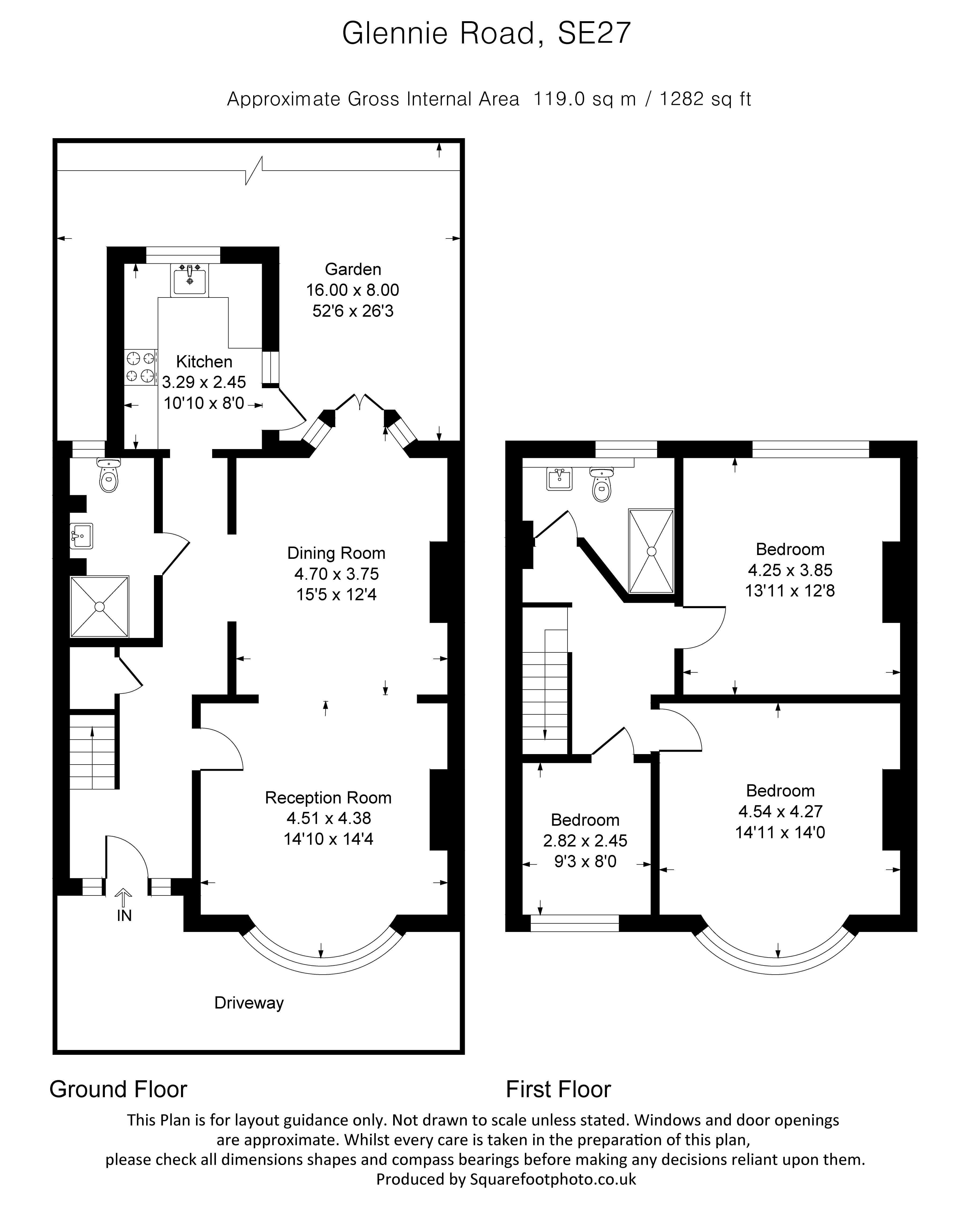 28, Glennie Road, West Norwood floorplan