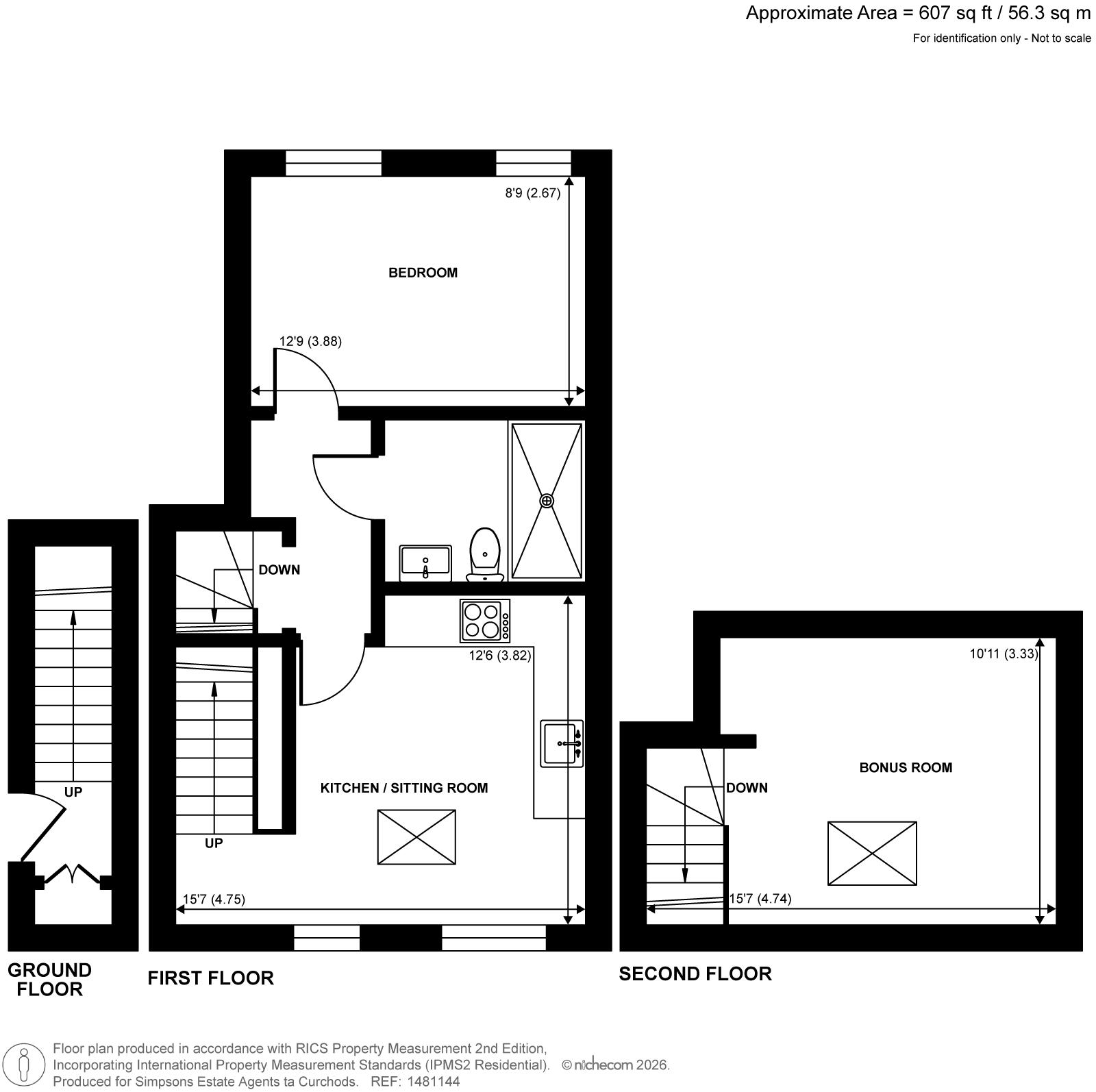 2, Birchnut Mews 4A,, Walnut Tree Close, Guildford floorplan