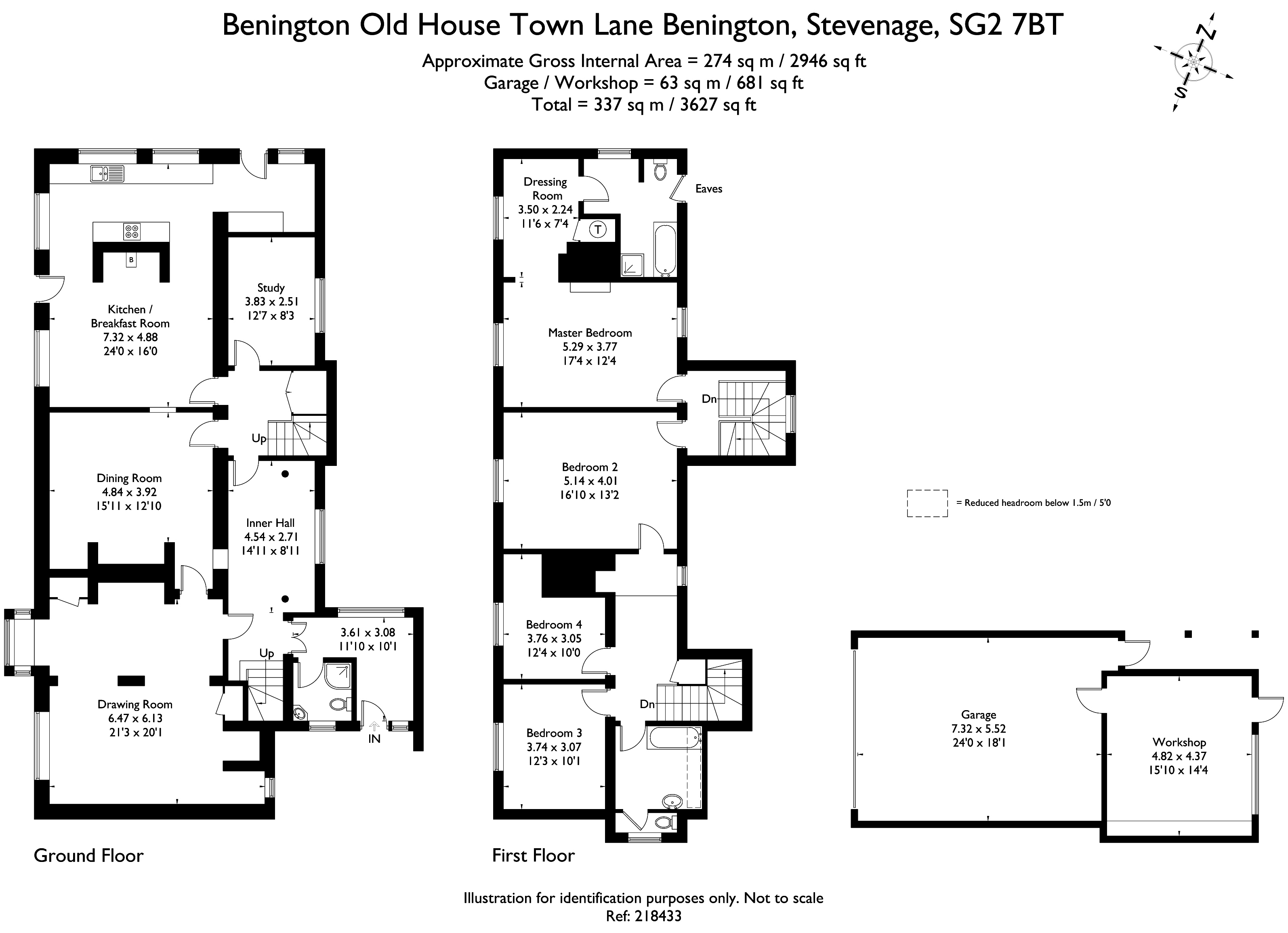 4 Bedrooms Detached house for sale in Town Lane, Benington, Stevenage SG2