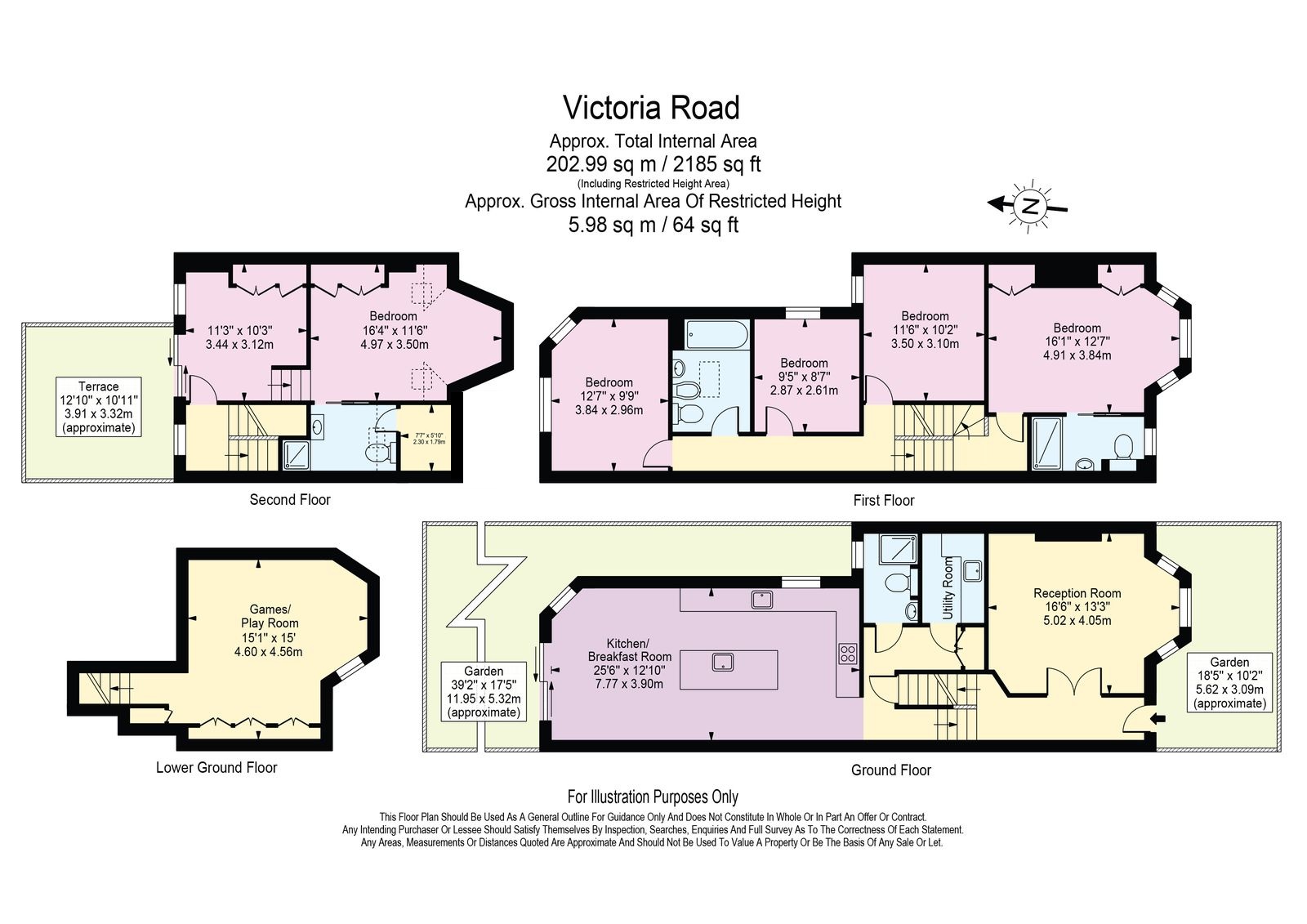 196, Victoria Road, London floorplan