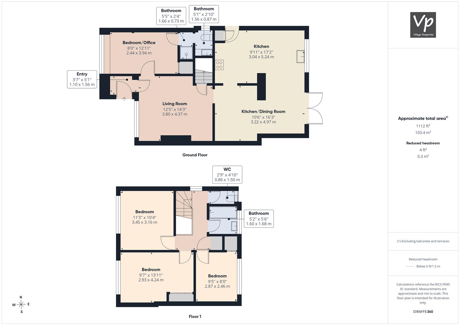 58, Warnford Road, Reading floorplan