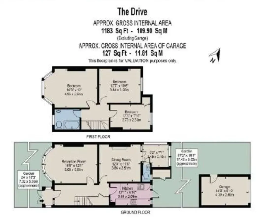 100, The Drive, Ilford floorplan