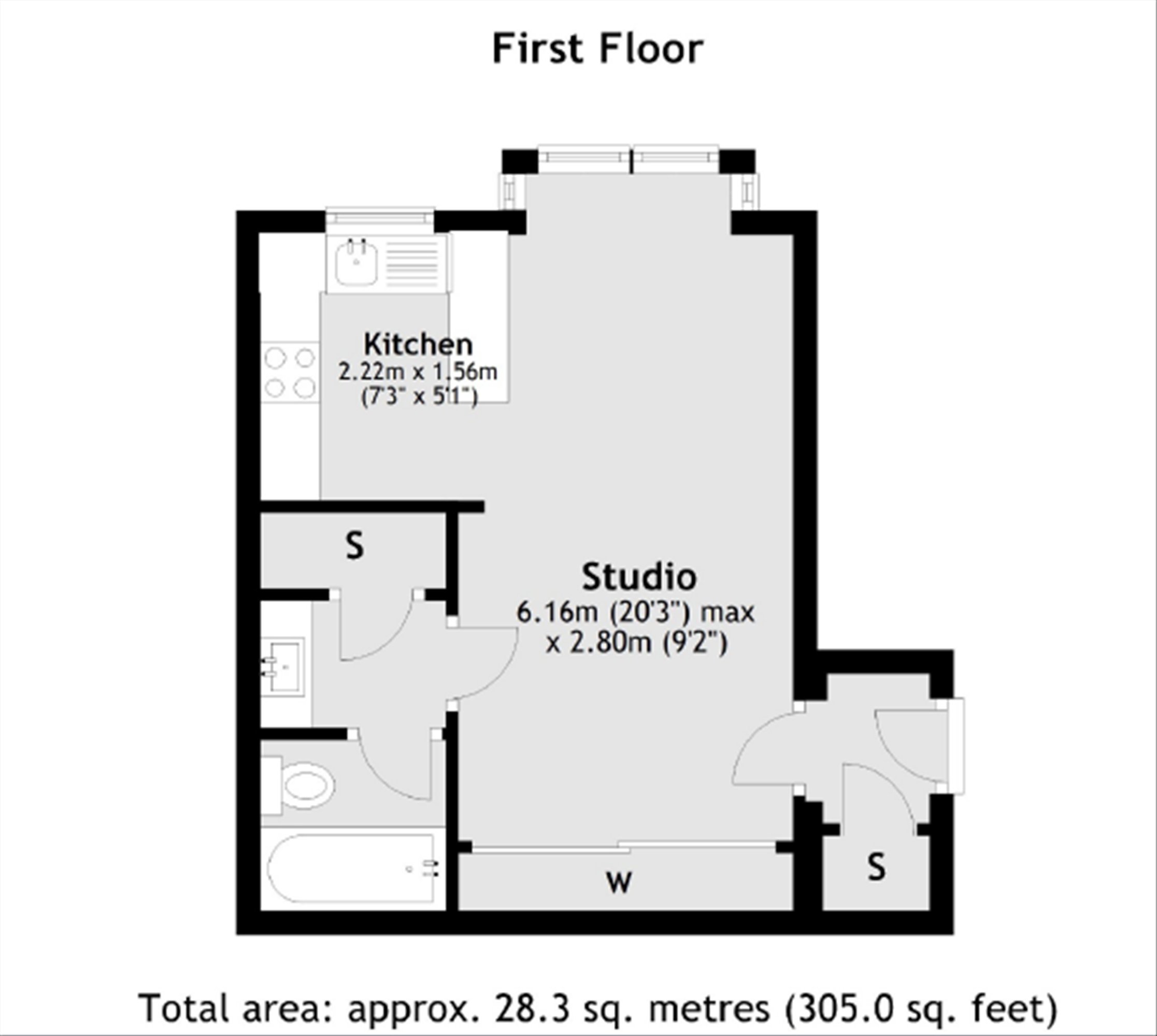 105, Mayfield Road, London floorplan