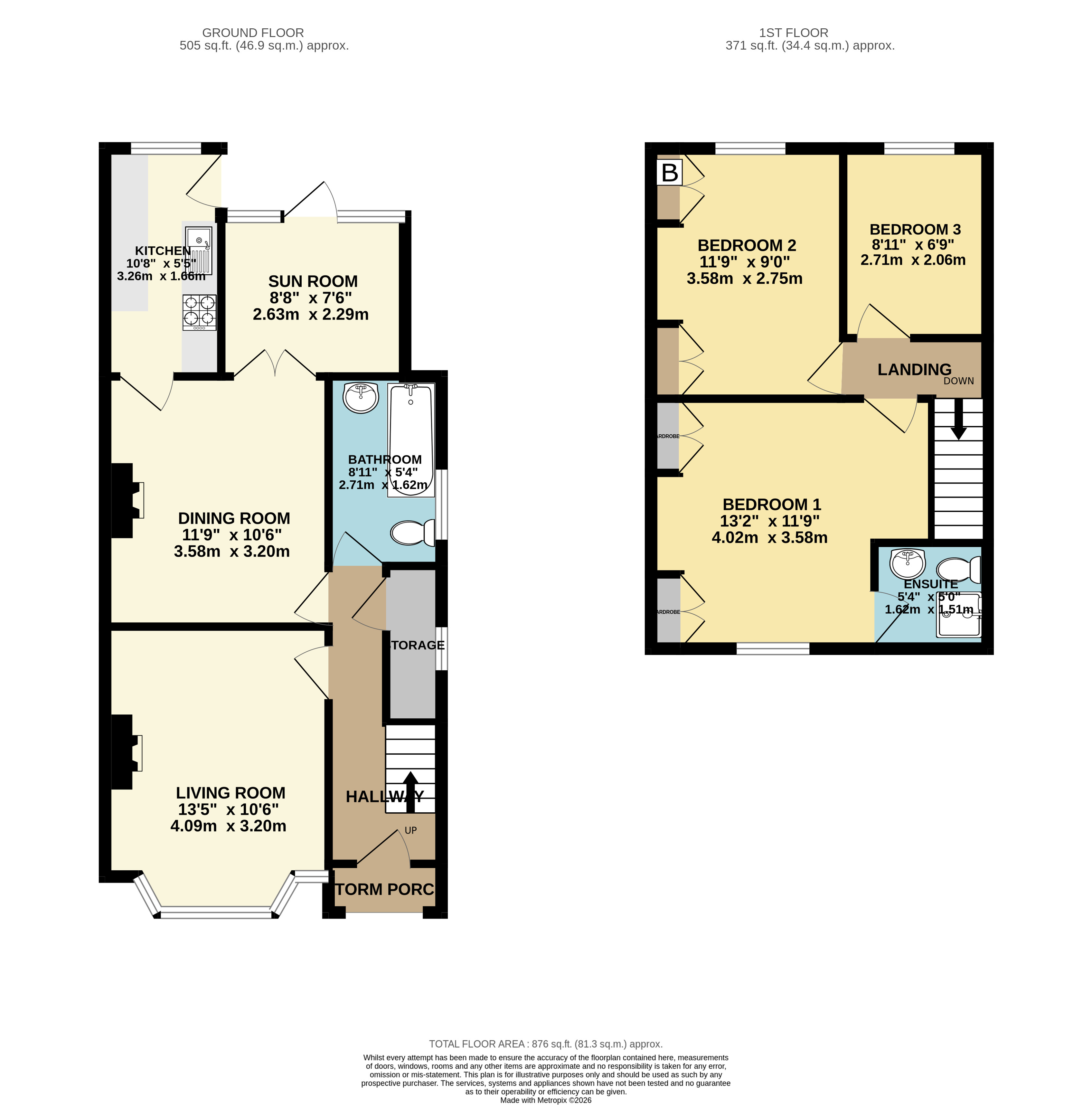 5, Barrow Road, Quorn, Loughborough floorplan