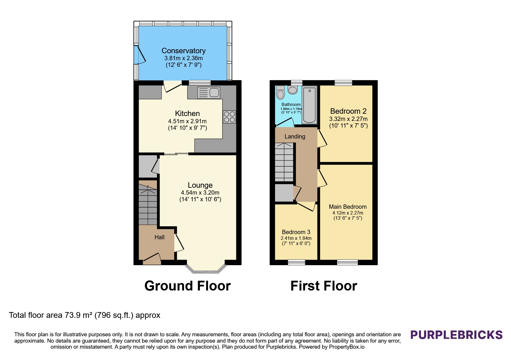 7a, Chaster Street, Batley floorplan