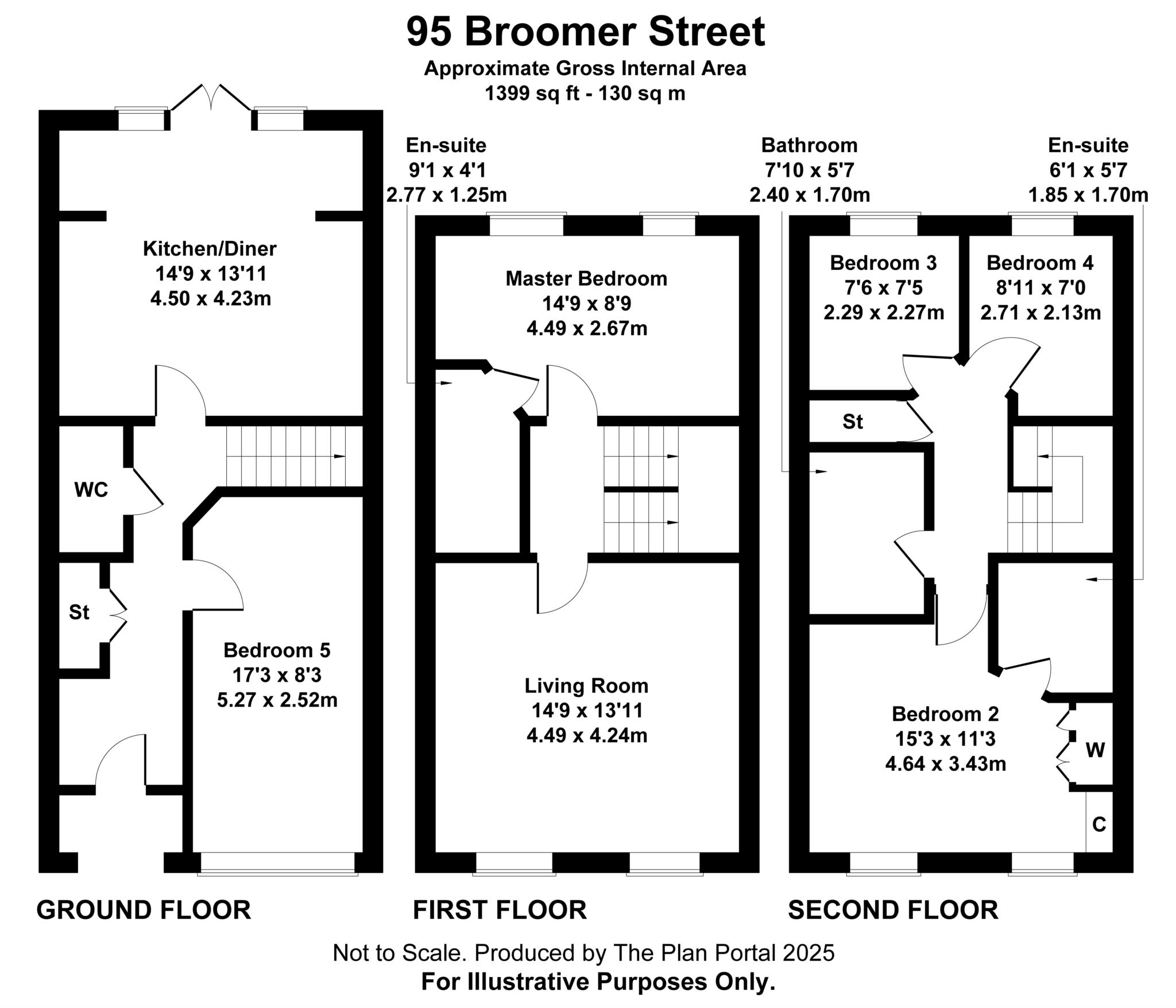 95, Broomer Street, Dewsbury floorplan
