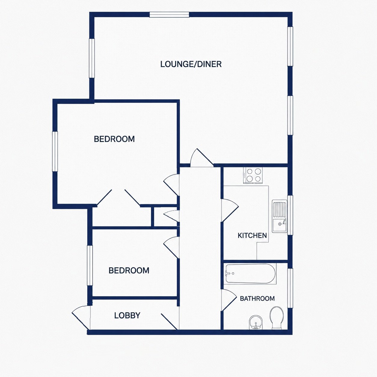 74, Kings Acre, Colchester floorplan