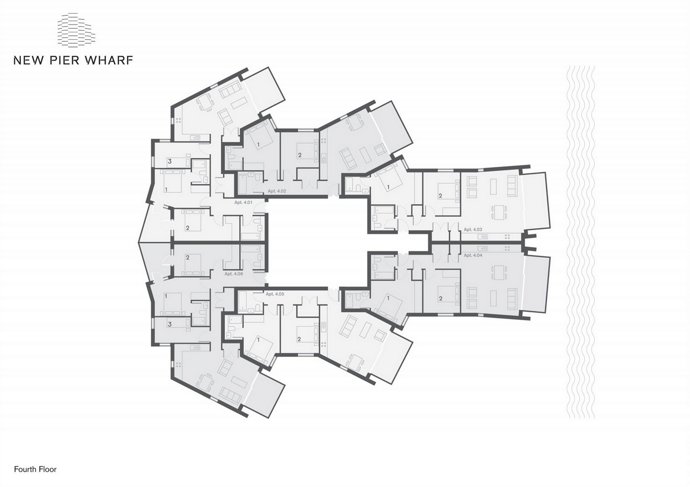 3 Bedrooms Flat for sale in New Pier Wharf, 1-3 Odessa Street, London SE16