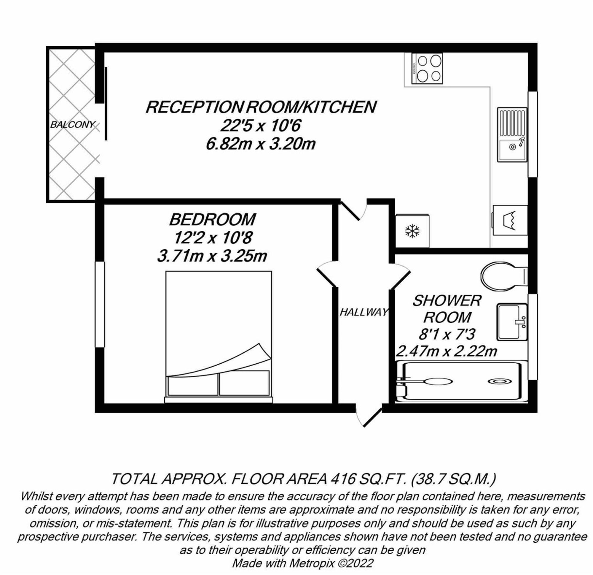 32 Cochrane House Cowley Road, Uxbridge floorplan
