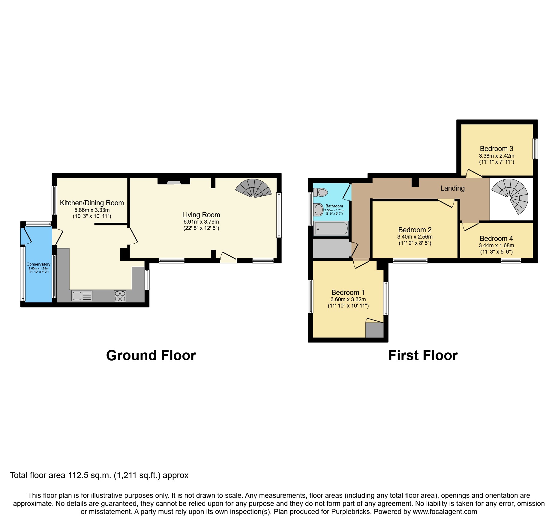 99, Piccotts End, Hemel Hempstead floorplan