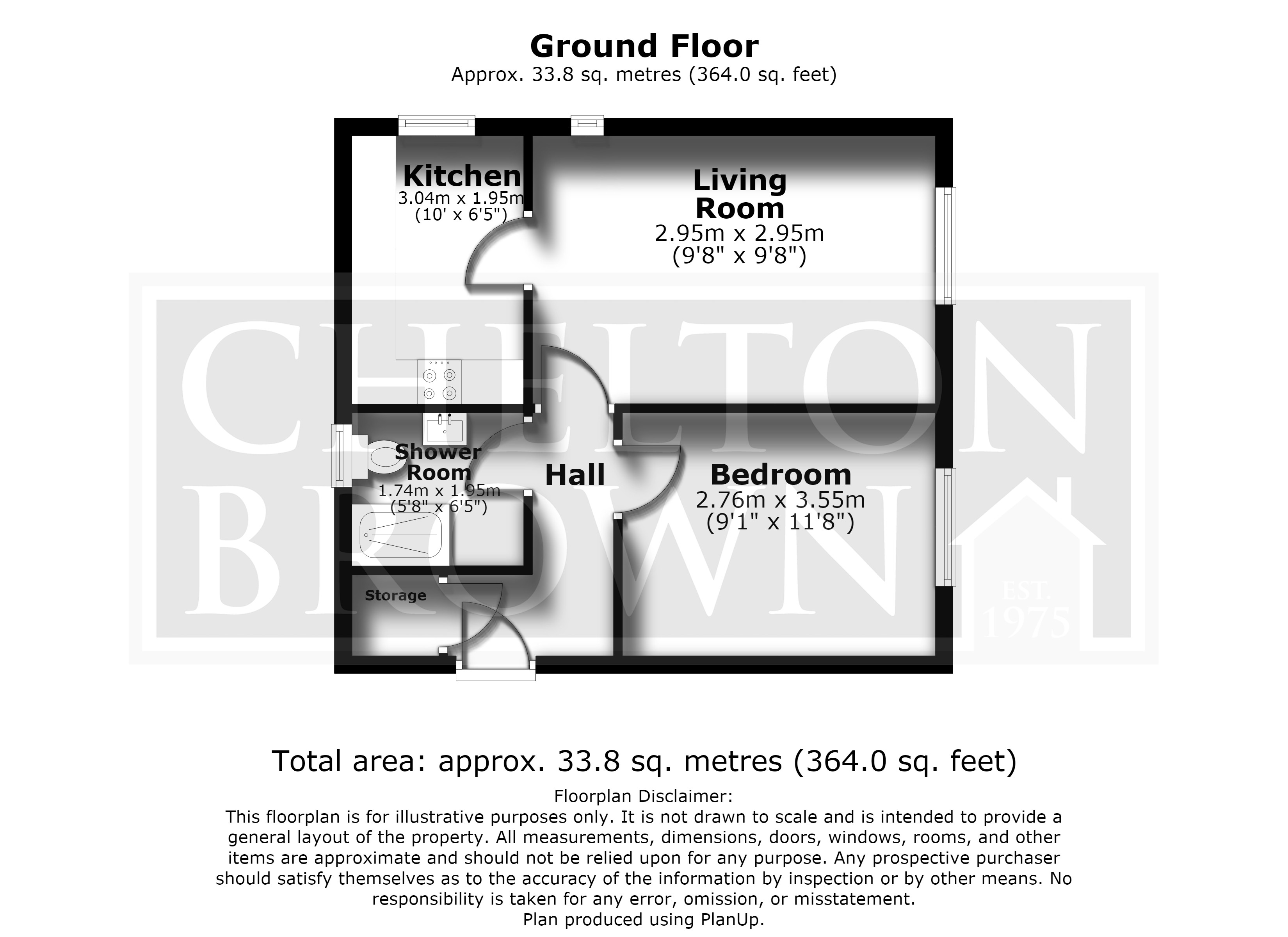 22, Oliver Close, Northamptonshire floorplan