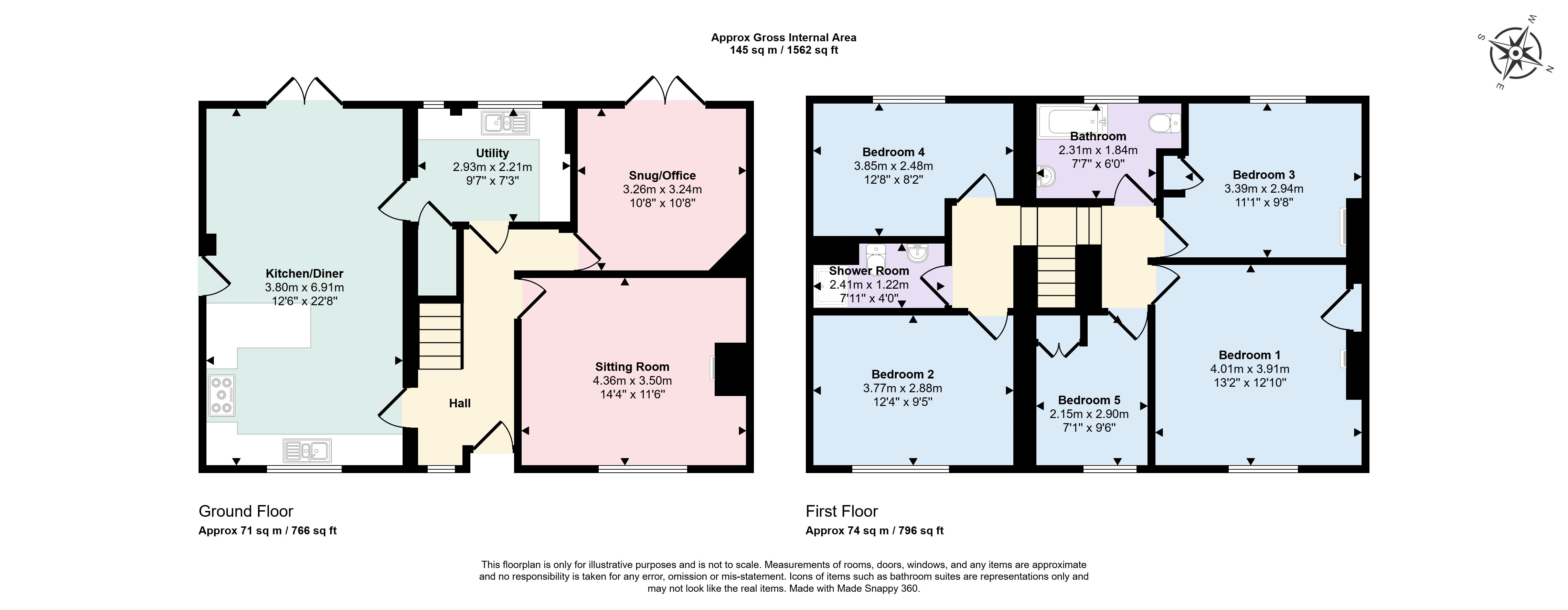 25, The Oval, Bath floorplan