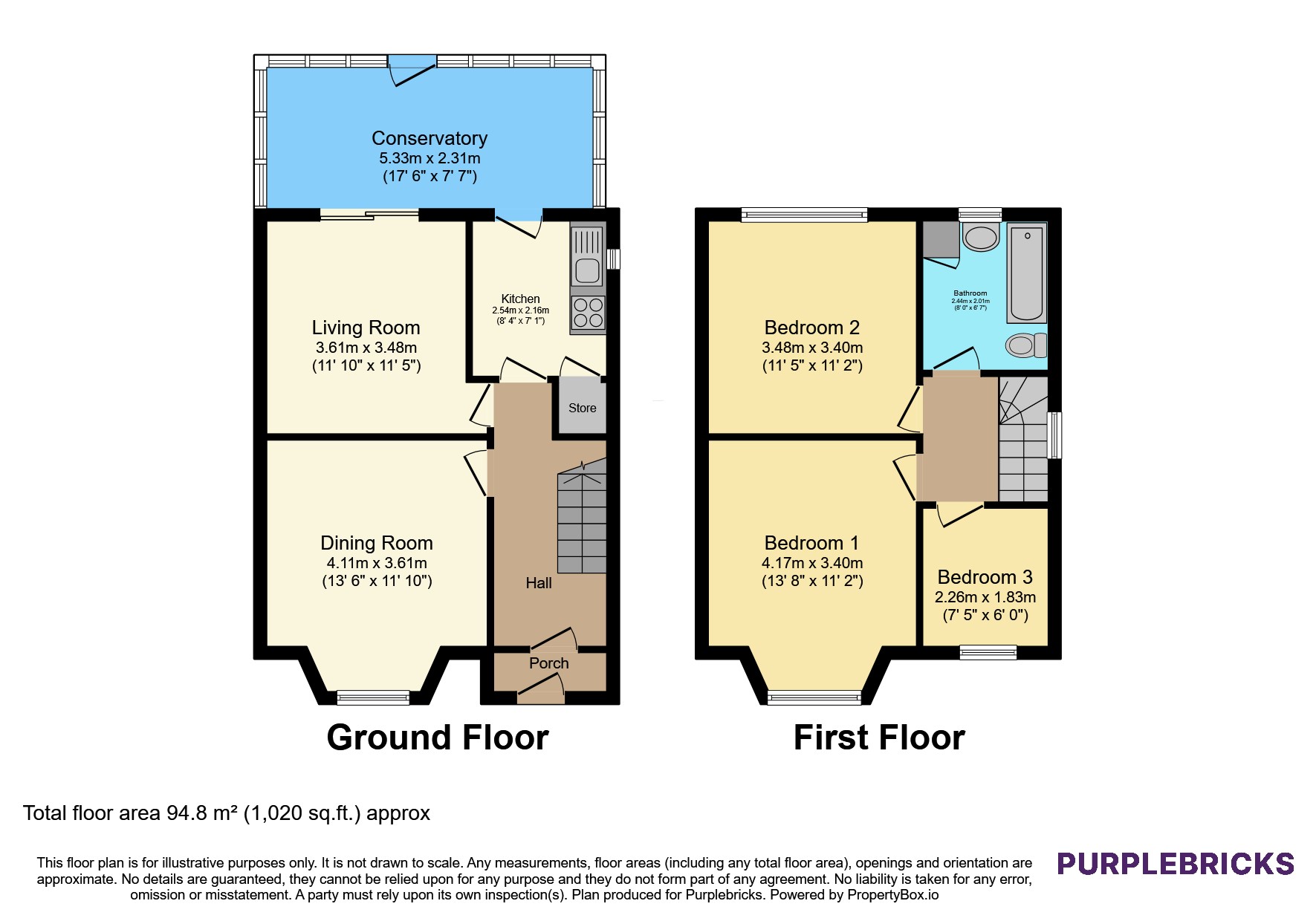 21, Mountfield Road, Hemel Hempstead floorplan