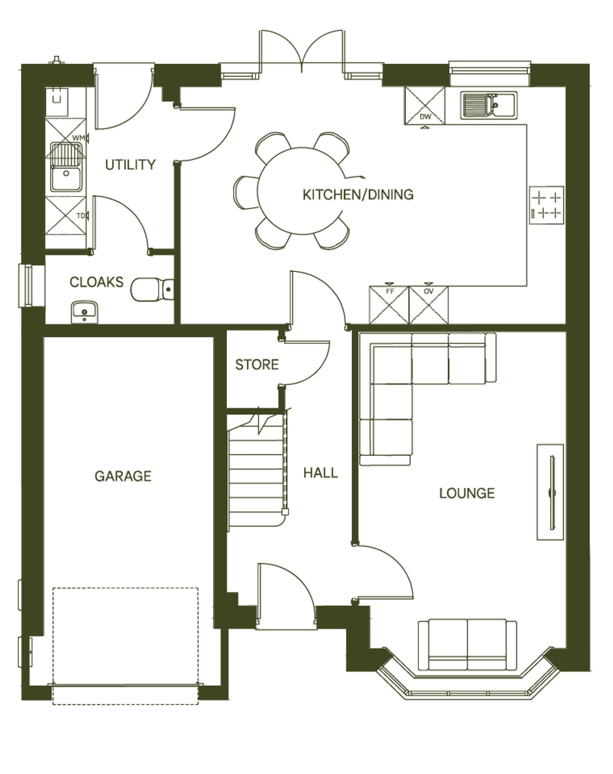 14 Blue Meadow, Wrexham floorplan