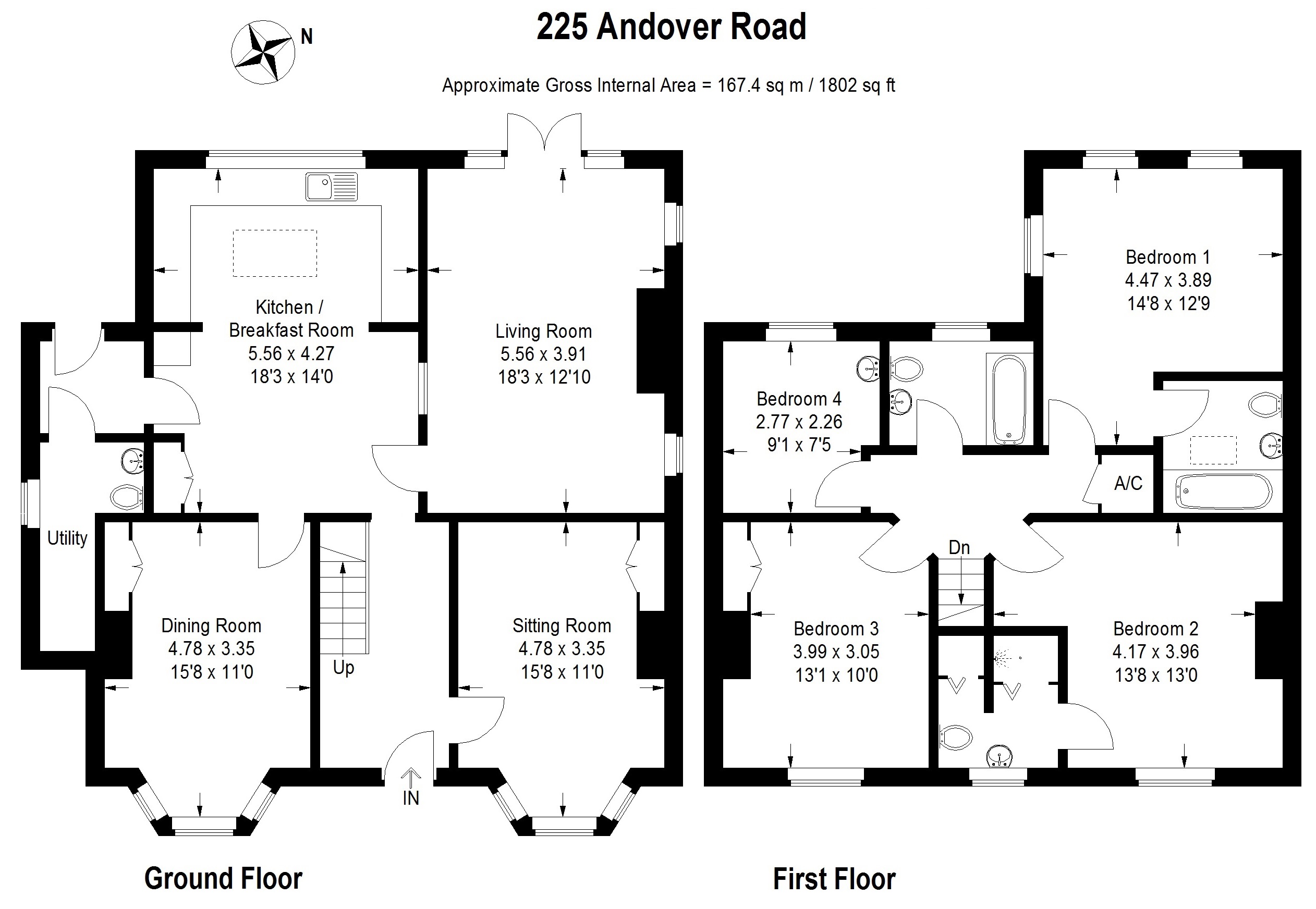 4 Bedrooms Detached house for sale in Andover Road, Newbury RG14