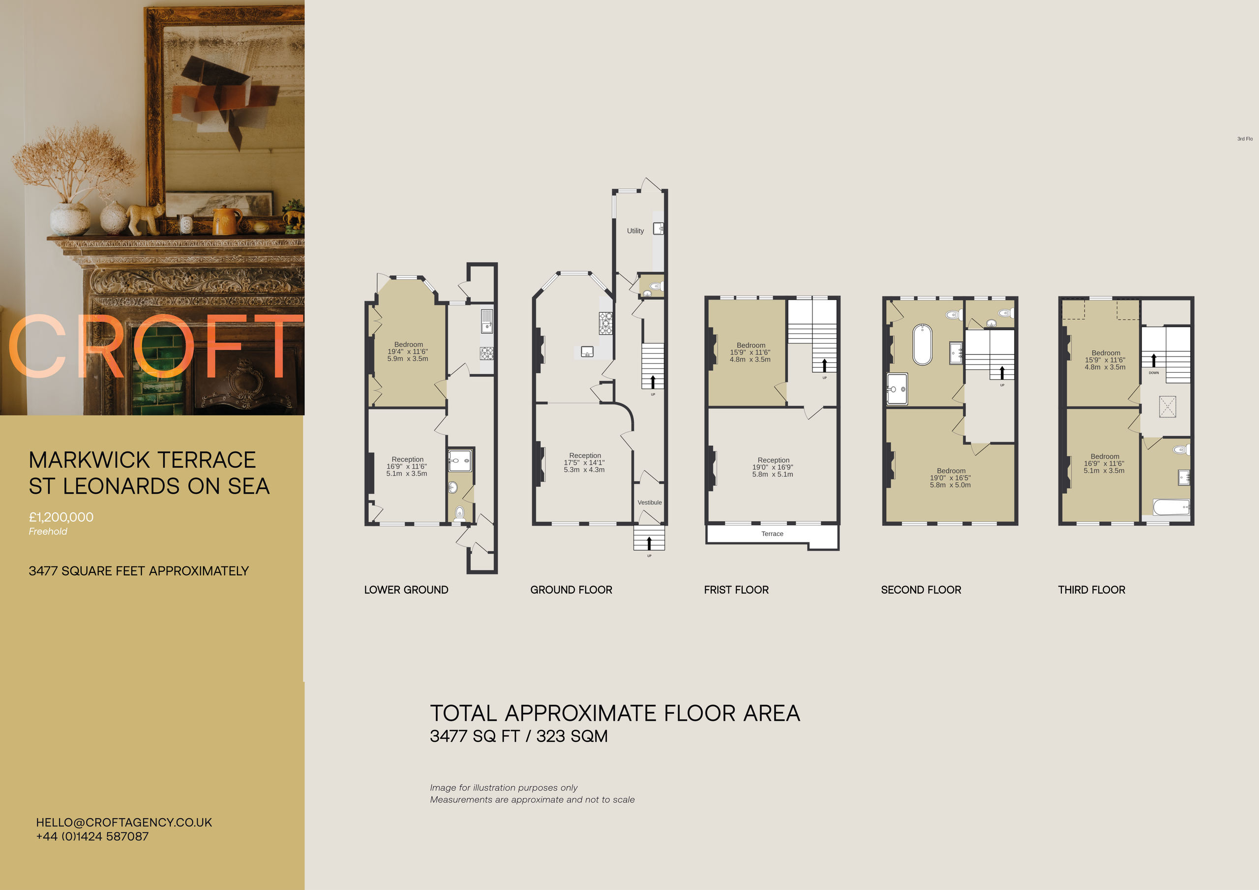 9 Markwick Terrace, St. Leonards-on-Sea floorplan