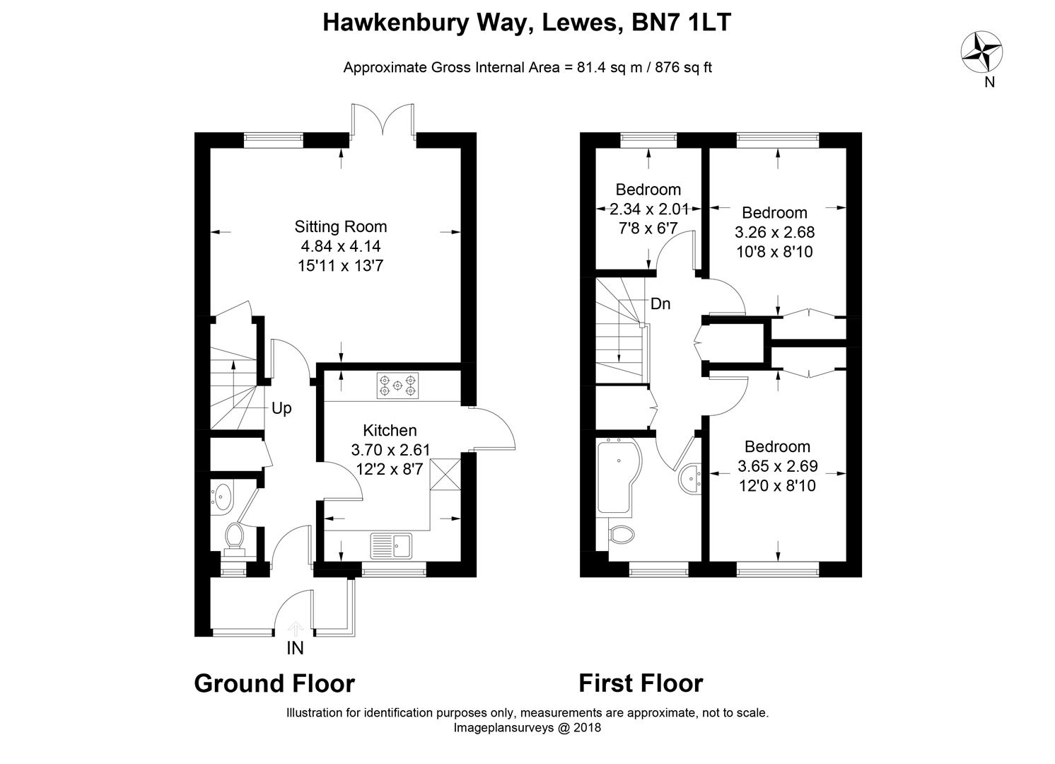 3 Bedrooms Semi-detached house for sale in Hawkenbury Way, Lewes BN7