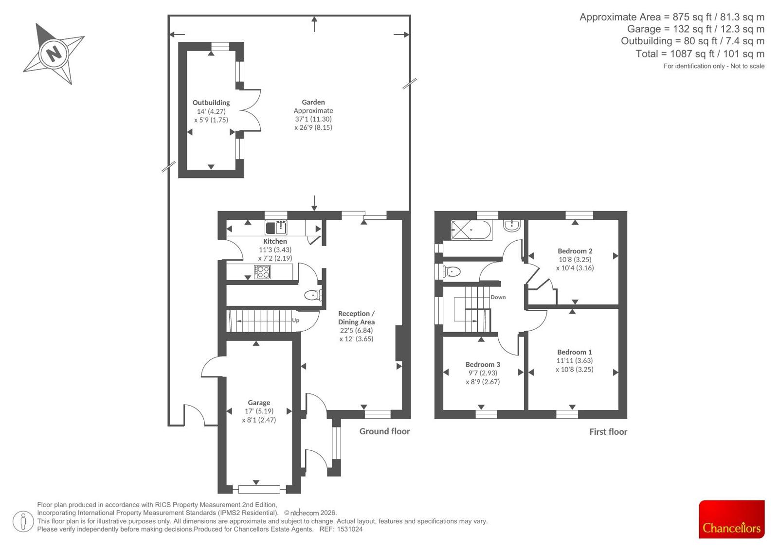 Meadow Close, Oxford floorplan