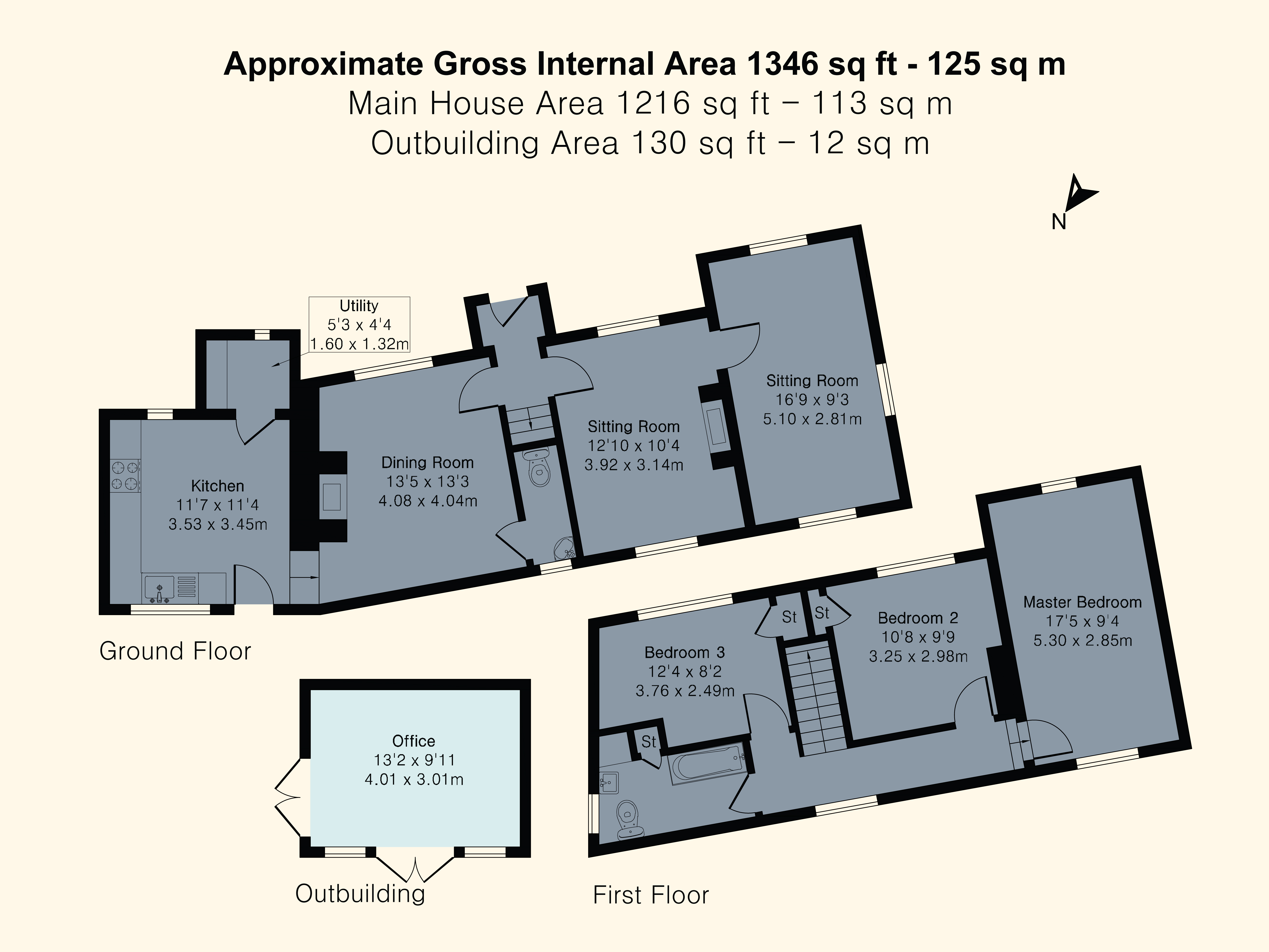 1, Blacksmiths Lane, Northamptonshire floorplan