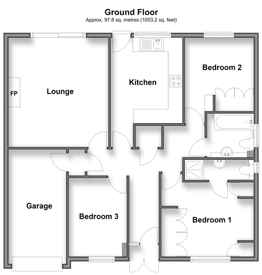 Camrose Close, Croydon floorplan