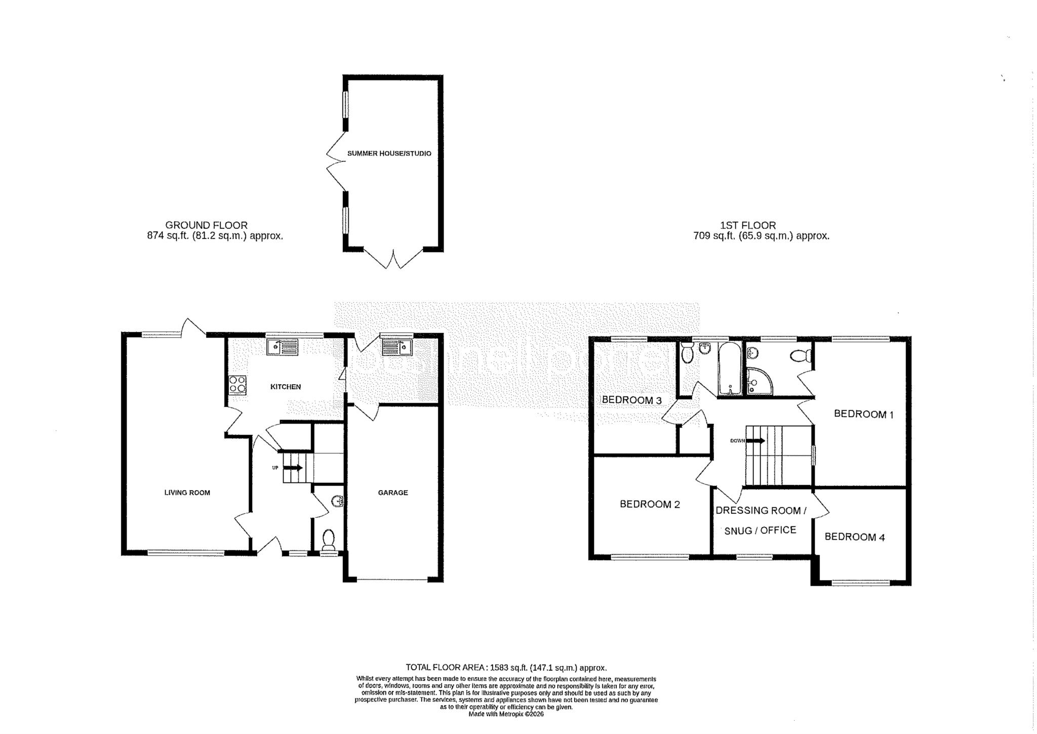 10, Woodpecker Close, Bordon floorplan