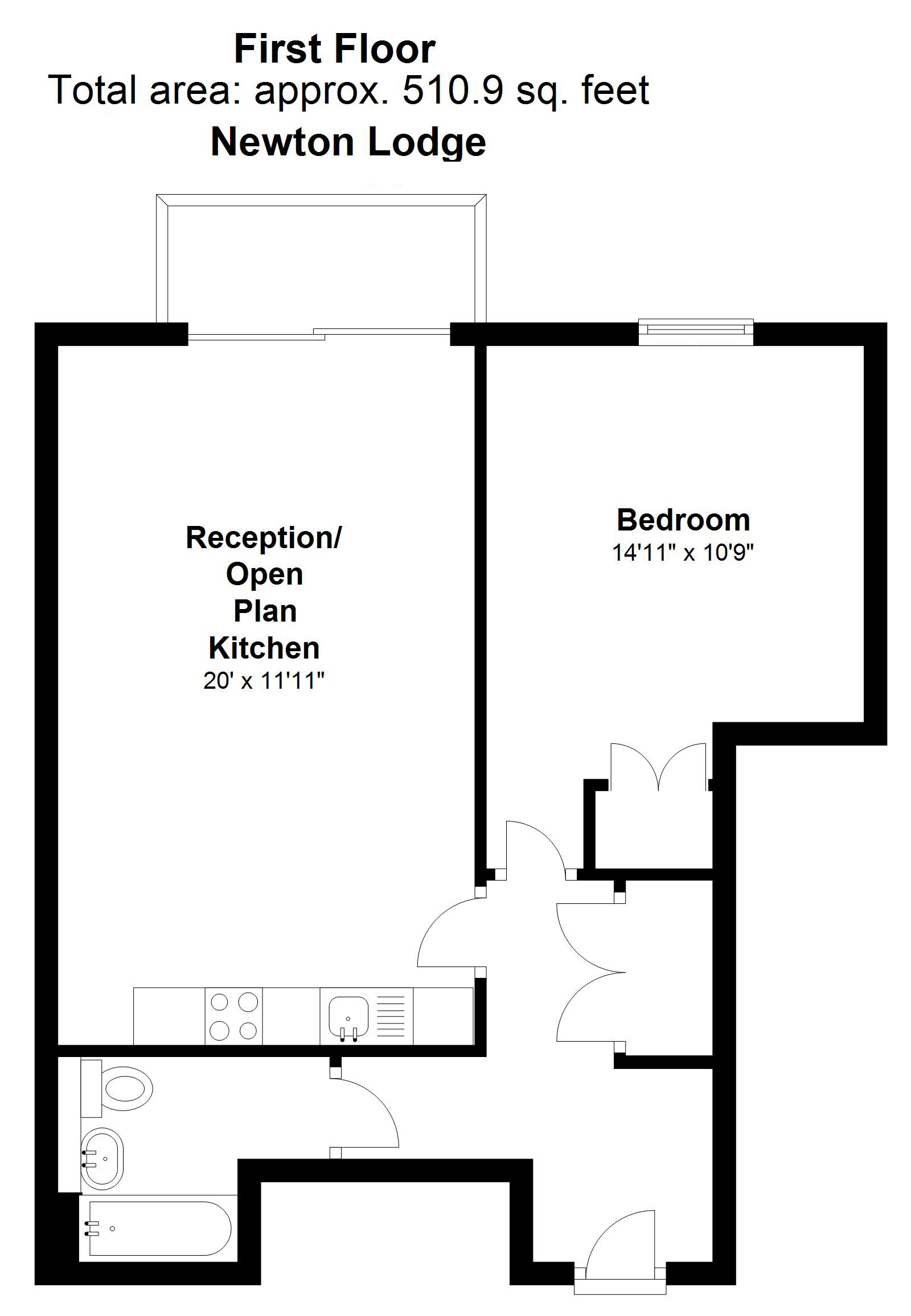 1 Bedrooms Flat to rent in Newton Lodge, West Parkside, North Greenwich SE10