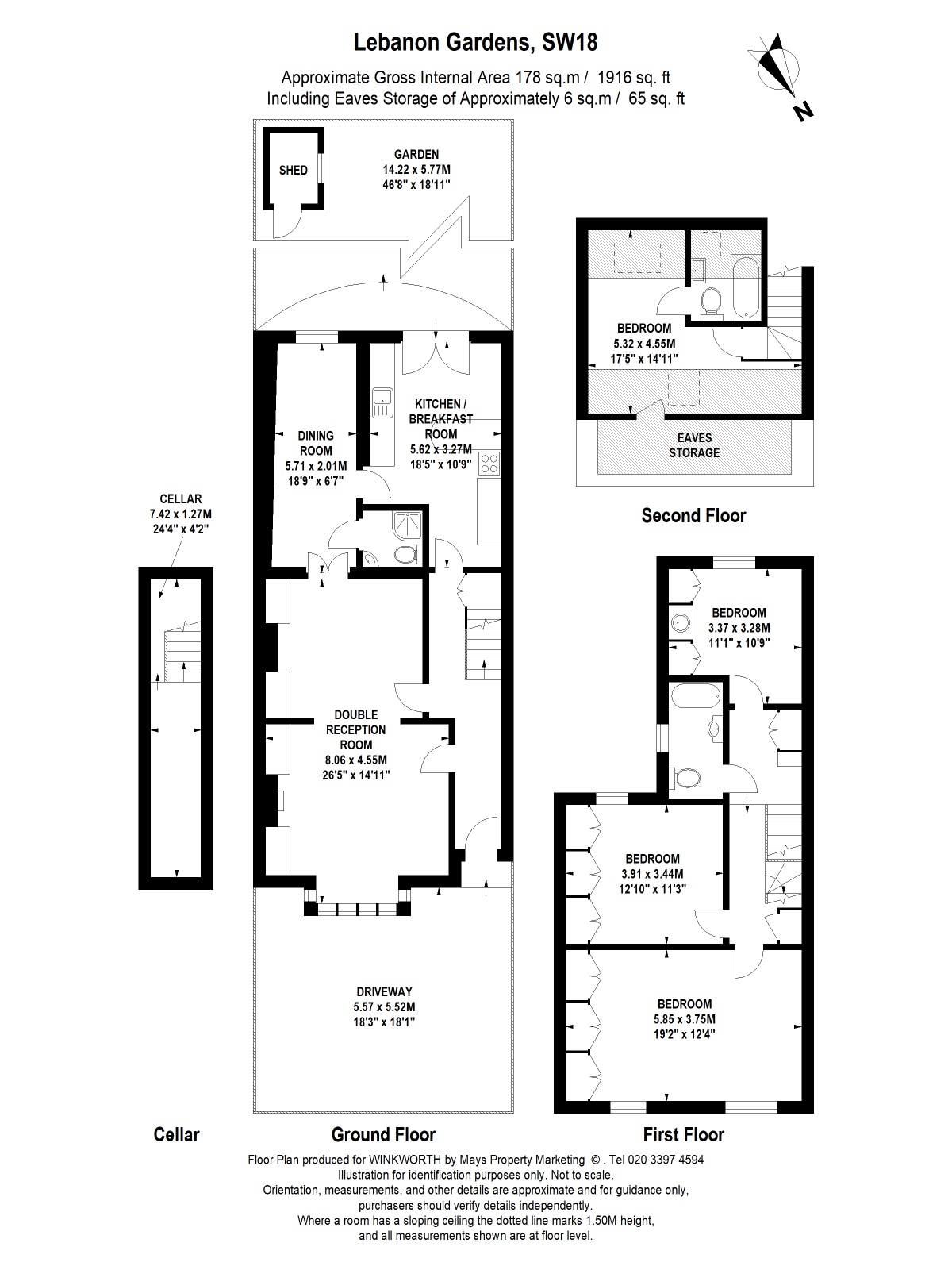 50, Lebanon Gardens, London floorplan