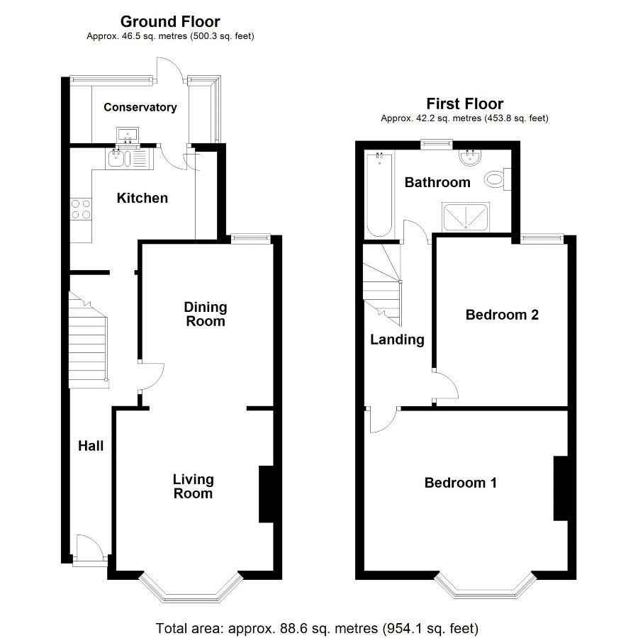 Longford Road, Bognor Regis PO21, 2 bedroom terraced house for sale