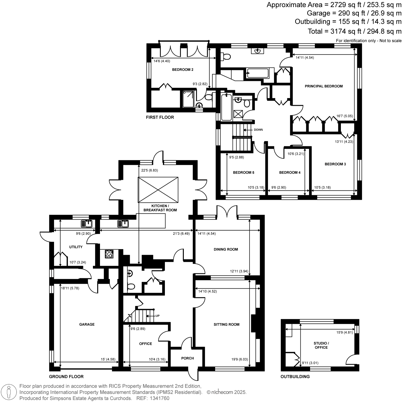 10, Winterbourne Grove, Weybridge floorplan
